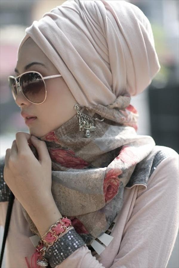 Trendy Arabic Hijab  Styles with Tutorials Step by Step